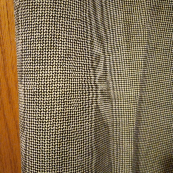 mens lauren ralph lauren total comfort pants P 34x32 black & white check slacks - Picture 5 of 5